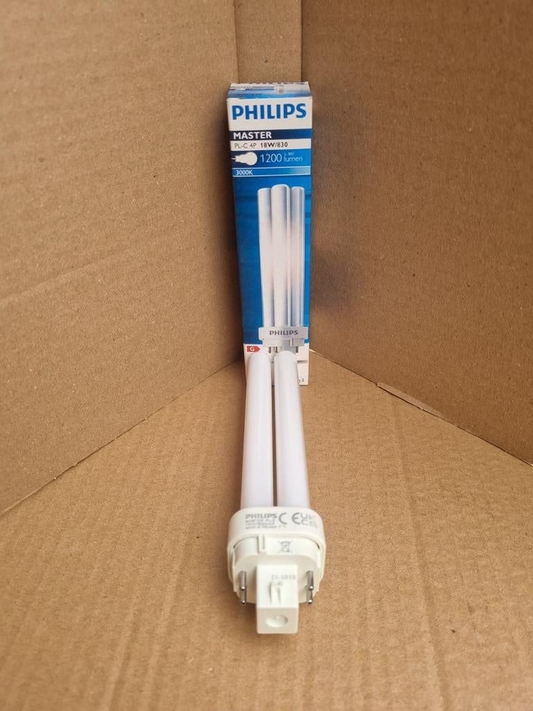 Philips Master pl c 18w 830 4p, Ophalen of Verzenden, Nieuw, Minder dan 30 watt, E27 (groot)