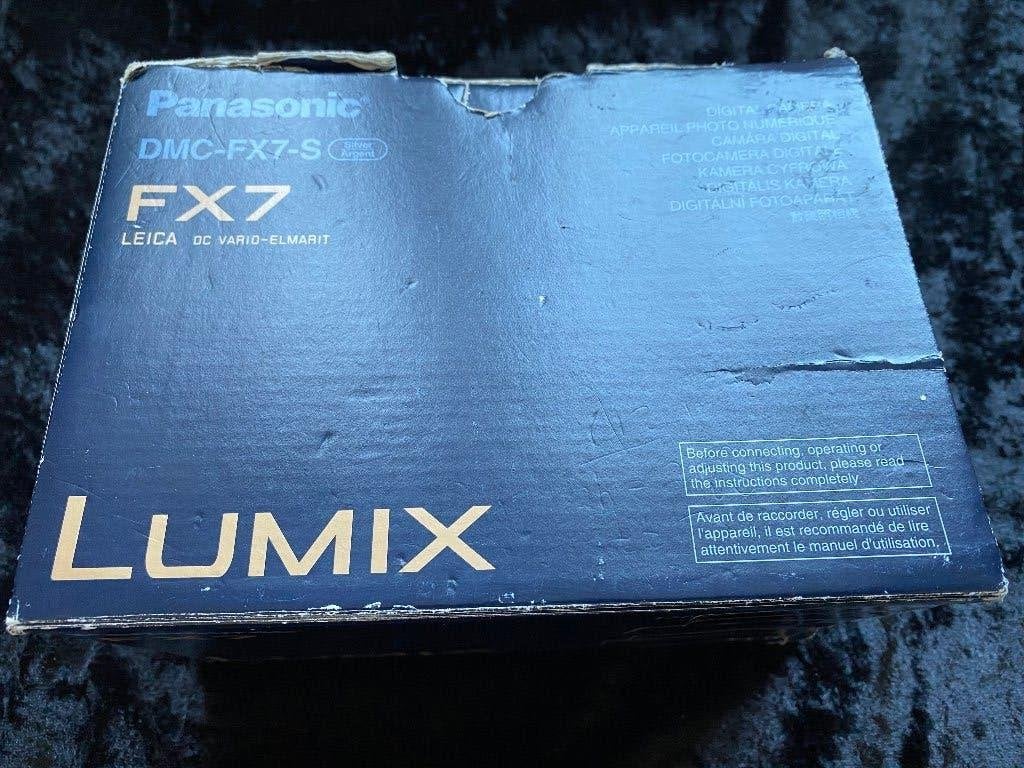 Lumix DMC-FX7, Panasonic, Ophalen of Verzenden, Zo goed als nieuw, Compactcamera