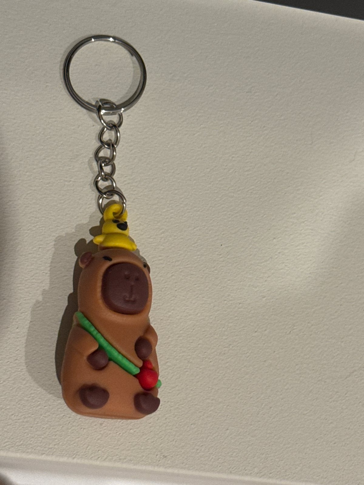 Leuke Capybara sleutelhanger met hoedje, Ophalen, Zo goed als nieuw, Dier of Natuur