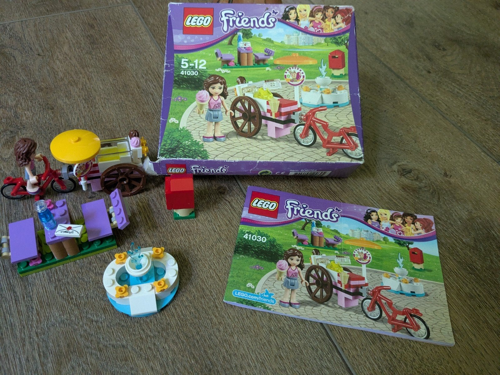 Lego Friends 41030 ijscofiets, Ophalen of Verzenden, Zo goed als nieuw