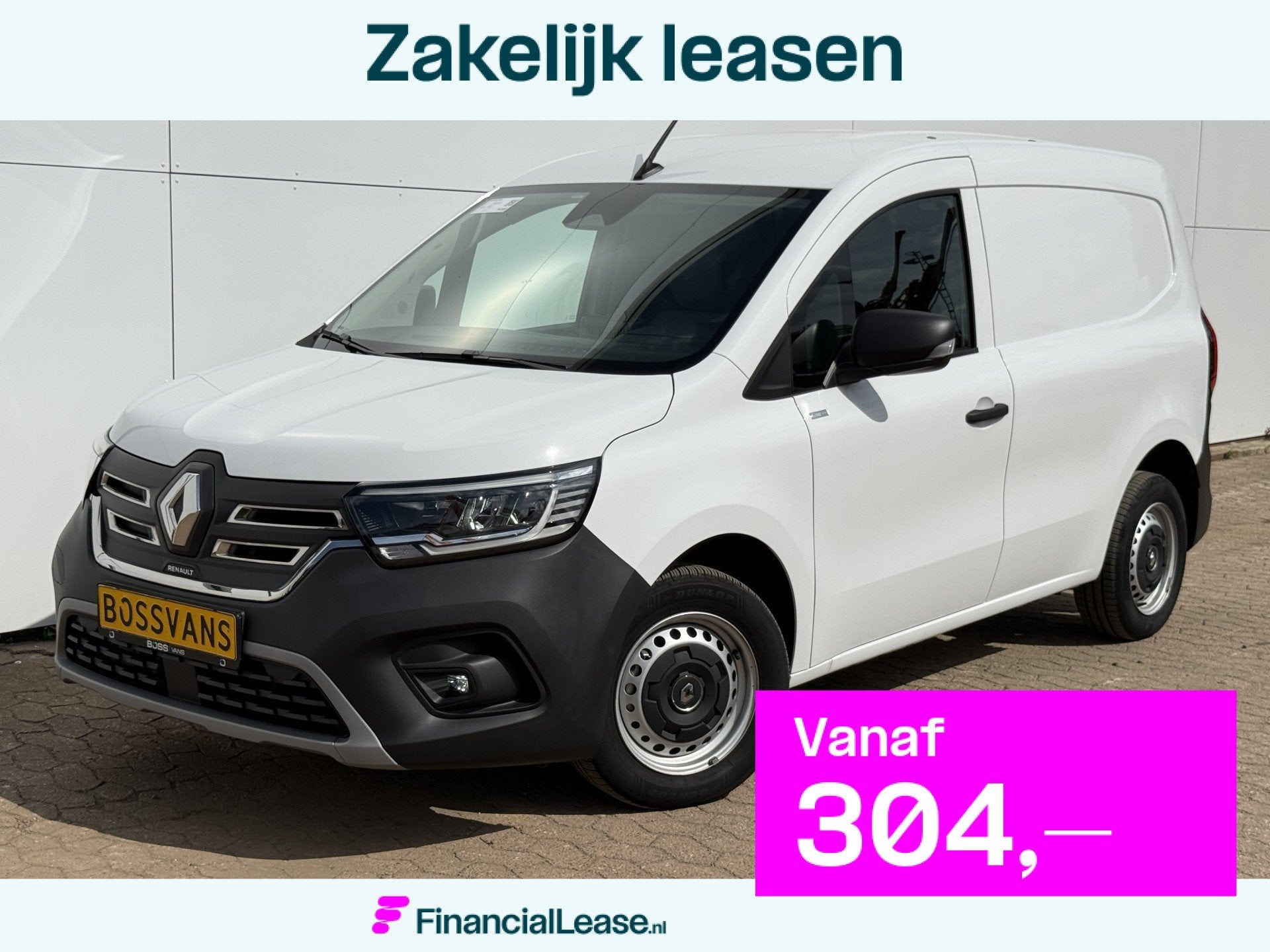 Renault Kangoo E-Tech 45kWh 122PK L1 Elektrisch 300km WLTP 9, 45 kWh, Stof, Gebruikt, 1715 kg