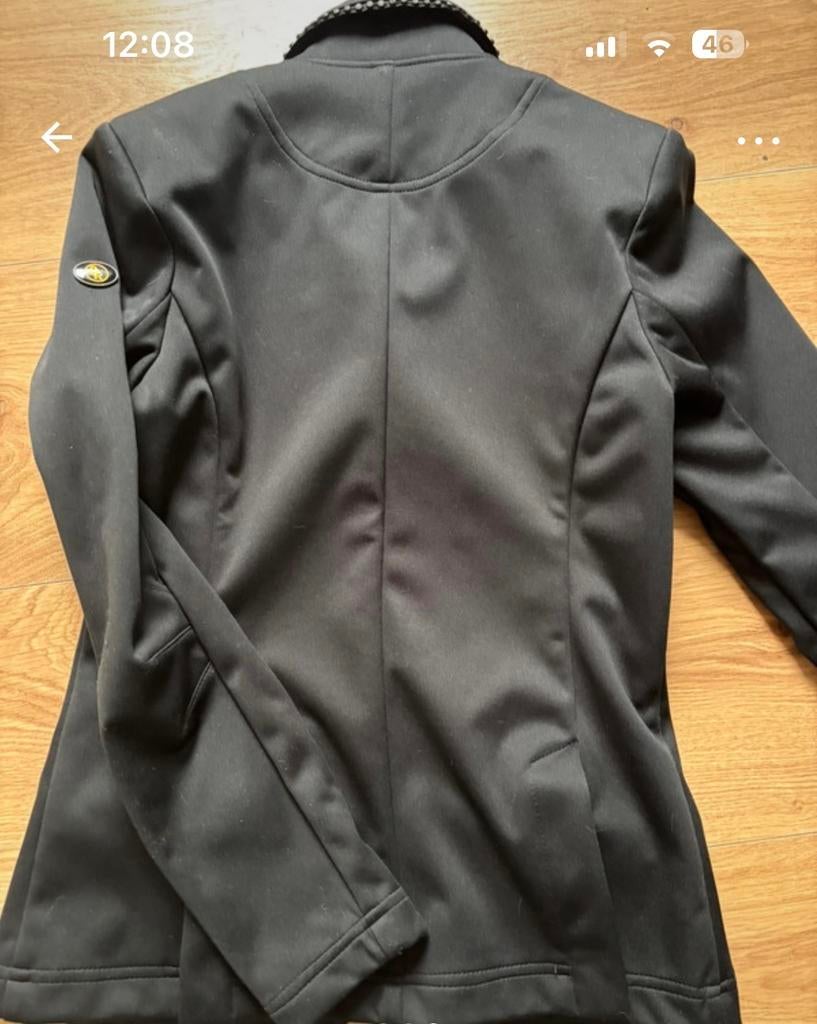 BR wedstrijdjasje met strass steentjes, maat 152, Dieren en Toebehoren, Paardrijkleding, Zo goed als nieuw, Ophalen of Verzenden