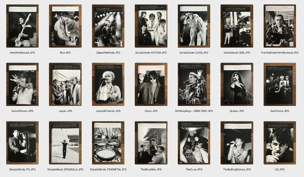 Fotoboekje Bekende Artiesten Jaren 80 & 90 ZwartWit NIEUW, Pop, Geseald, Overige formaten, Ophalen of Verzenden