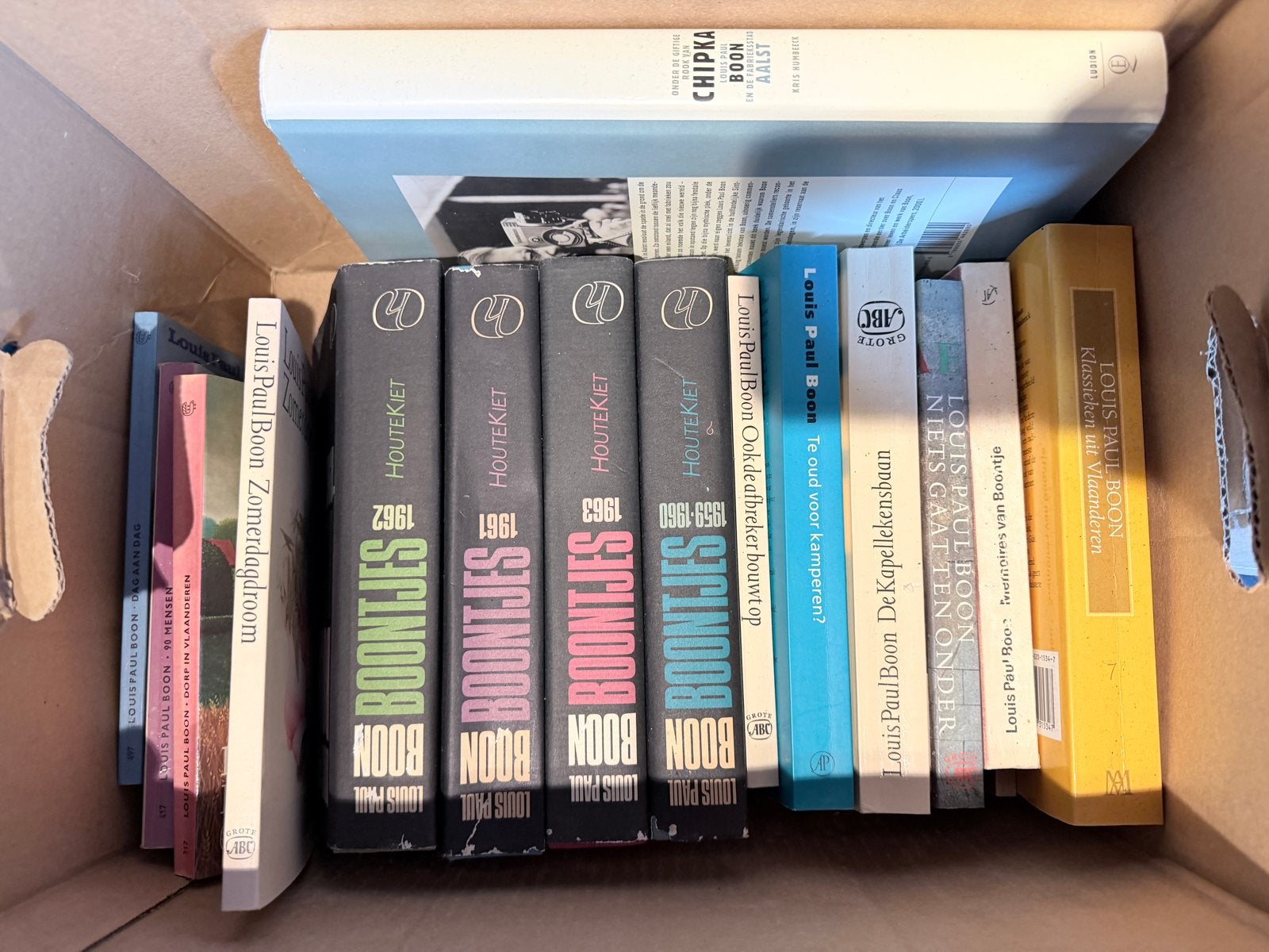 Collectie Louis Paul Boon boeken, Ophalen, Gelezen, België