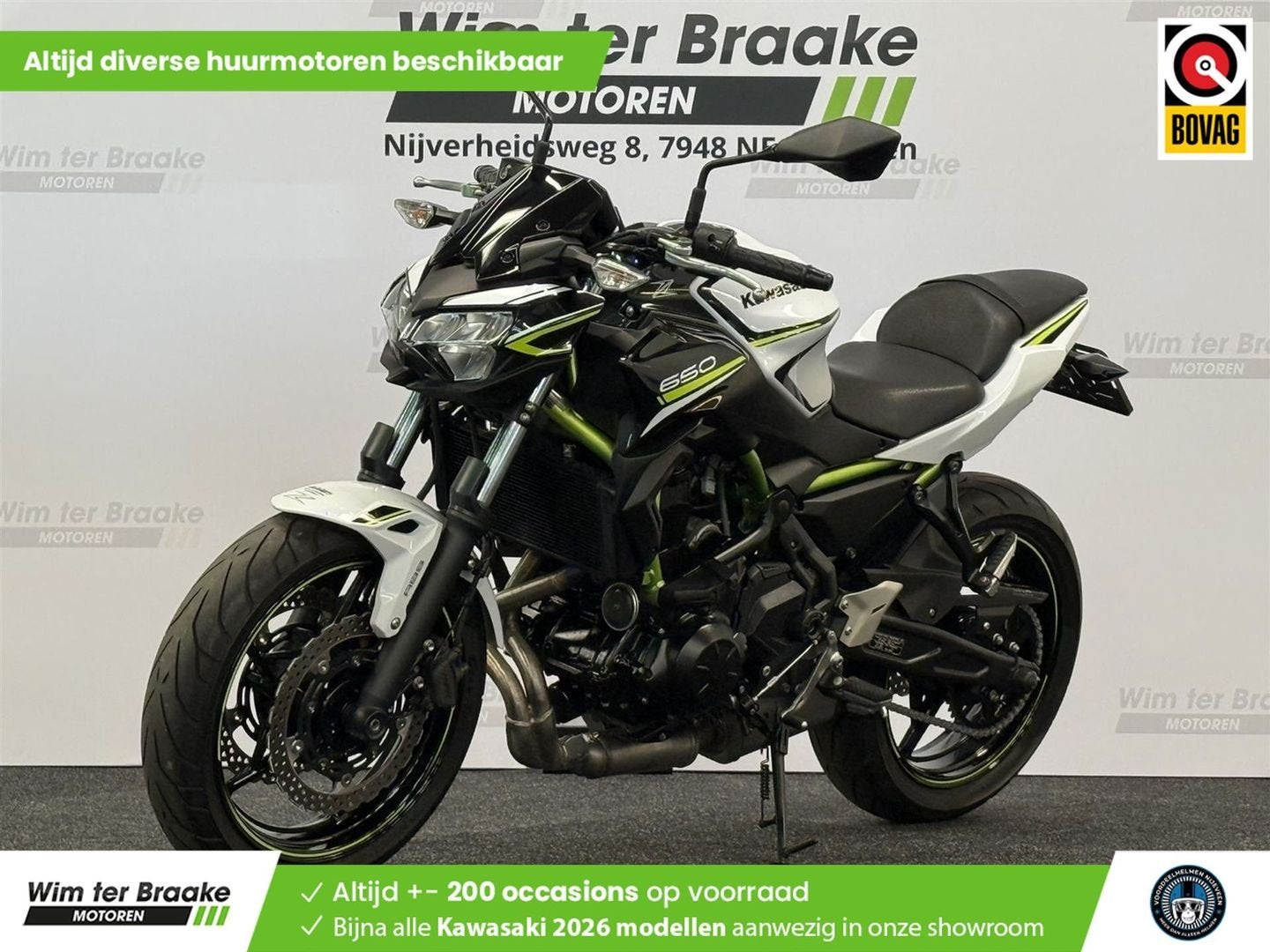 Kawasaki Z 650 ABS (bj 2021) 11,823 km, 2 cilinders, Bedrijf, Onbekend, KAWASAKI