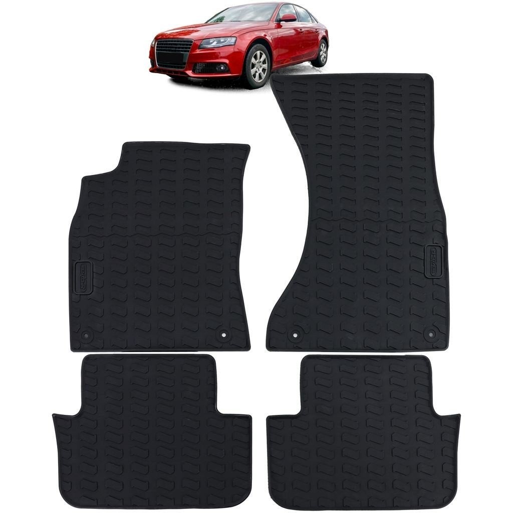 Rubber Winter Modder Matten Audi A4 B8 2007 t/m 2015