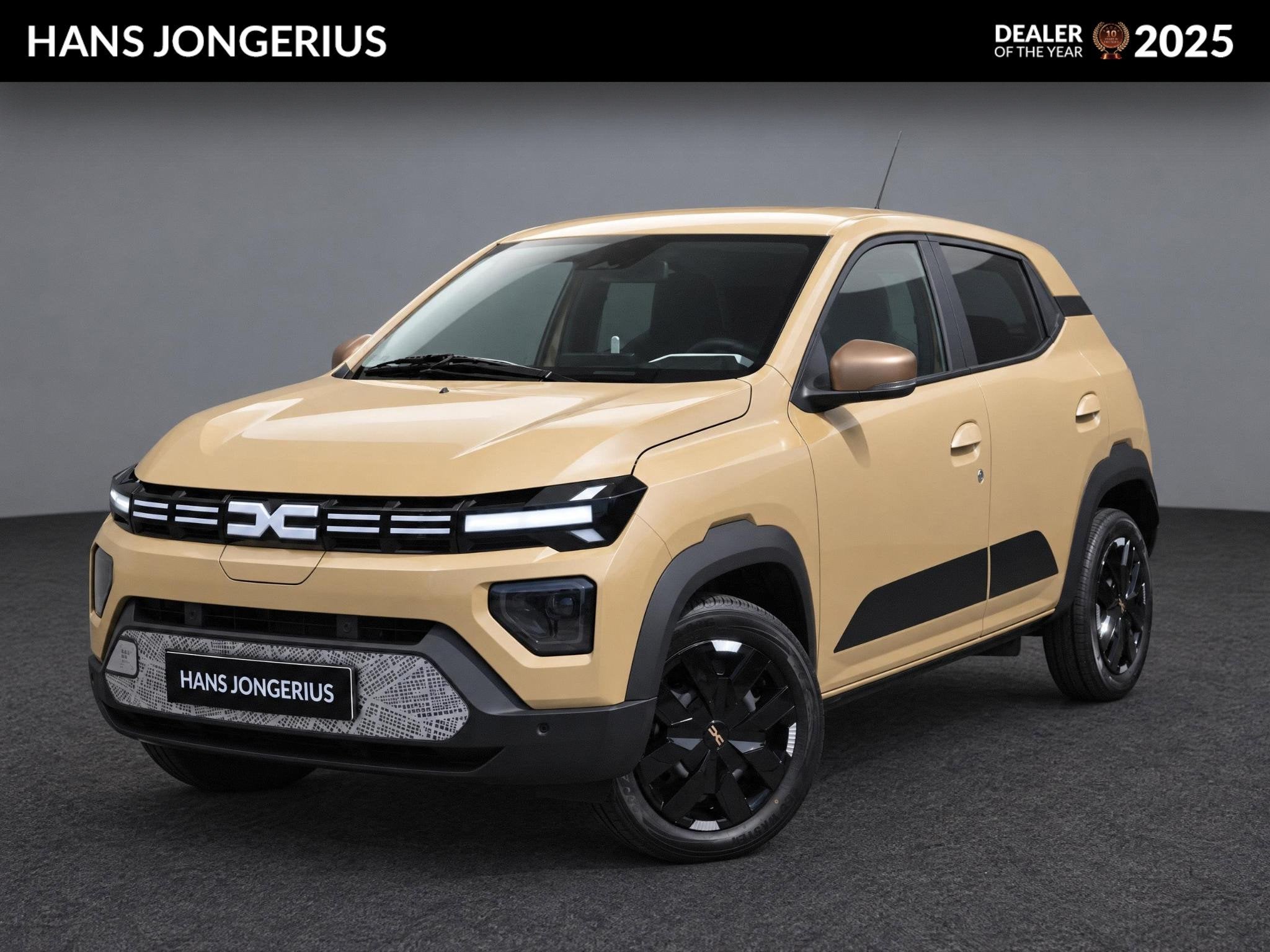 Dacia Spring Extreme 65 26.8 kWh | DC-LADER | CAMERA | NAVI, Auto's, Dealer onderhouden, Gebruikt, 4 stoelen, Leder en Stof