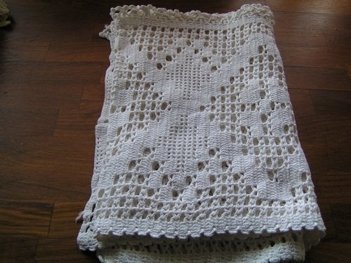 24 wit en creme gehaakte vallen. Verschillende maten.., Beige, Ophalen of Verzenden, Zo goed als nieuw, Overige typen