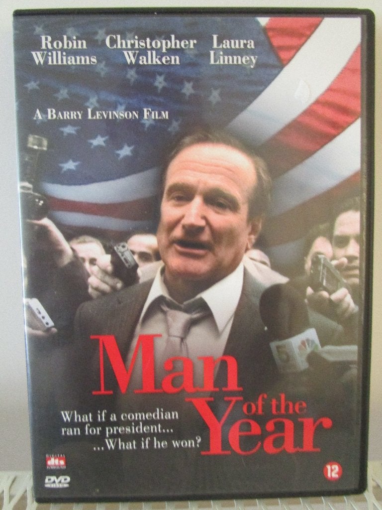 dvd Man of the Year, Vanaf 12 jaar, Ophalen of Verzenden, Zo goed als nieuw, Romantische komedie