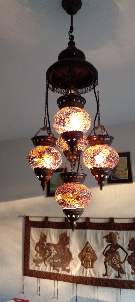 plafond lamp € 95.00, Ophalen, Zo goed als nieuw, Oosters
