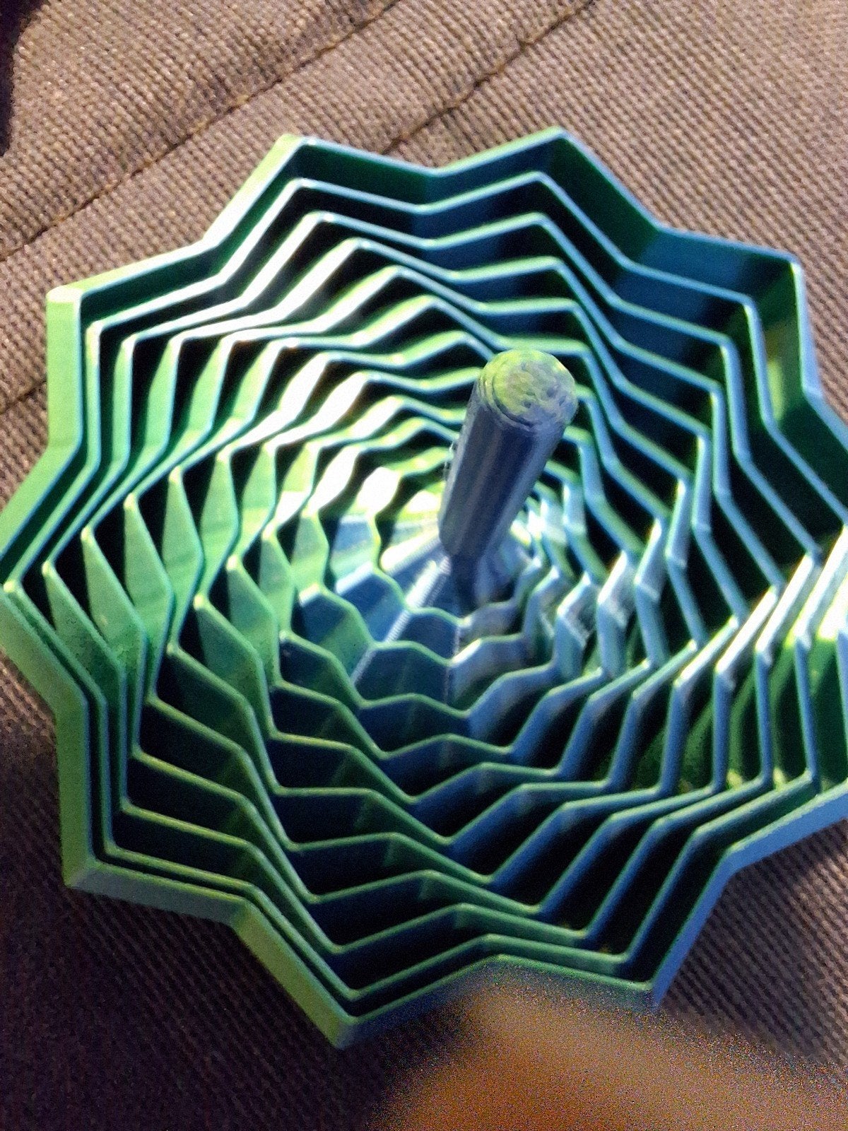 3D-geprinte optische illusie tol - diverse kleuren, Kinderen en Baby's, Speelgoed | Overig, Ophalen of Verzenden, Nieuw, Jongen of Meisje