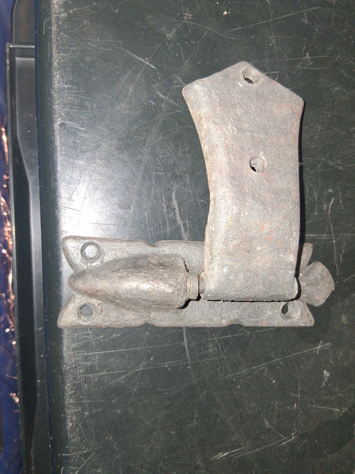 Oude zware Scharnieren materiaal tin / aluminium, Ophalen, 250 mm of meer