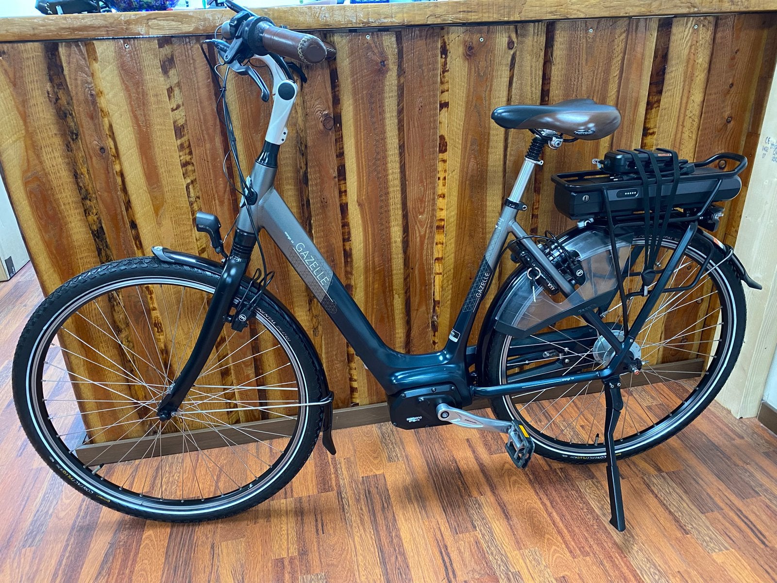 Elektriche Gazelle Orange c8 SHIMANO Middenmotor 504wh accu, Ophalen, 53 tot 56 cm, Velgrem, Versnellingen