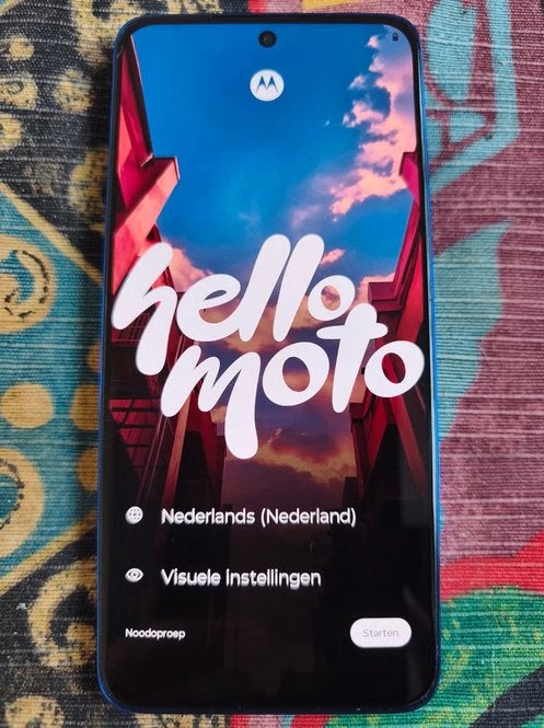 Motorola Edge 50 Neo 5G smartphone met android 16, Ophalen, Overige modellen, Blauw, Touchscreen
