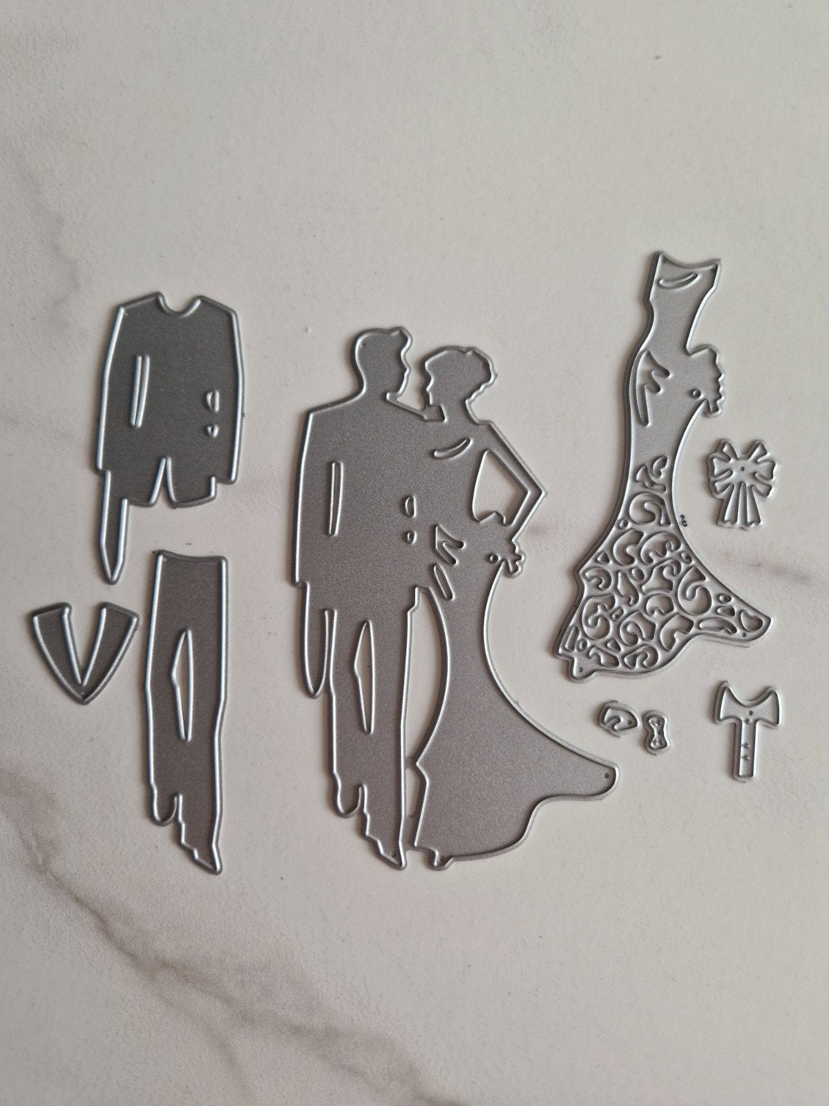Bruidspaar snijmal voor kaarten en scrapbooking, Hobby en Vrije tijd, Kaarten | Zelf maken, Ophalen of Verzenden, Nieuw