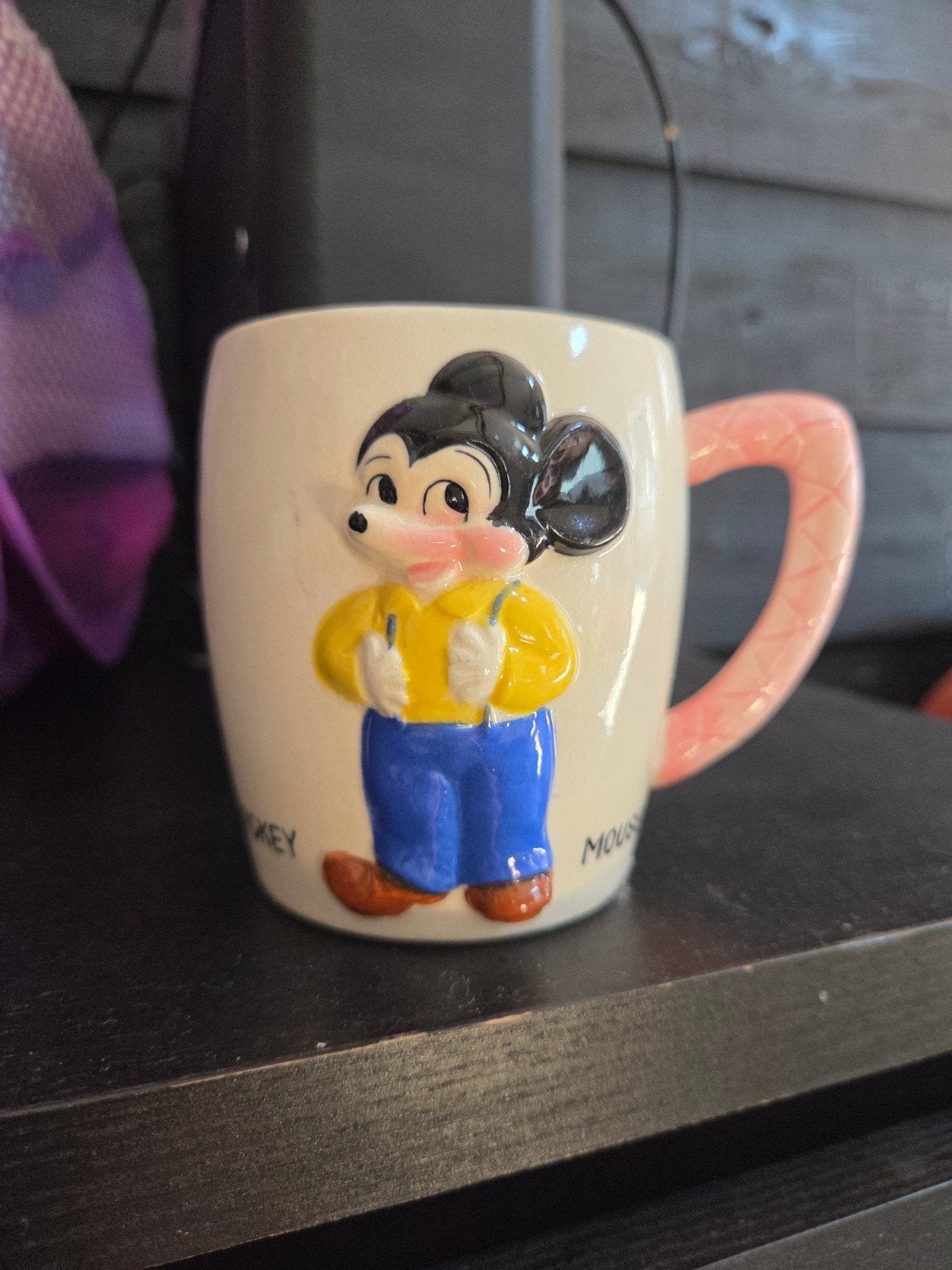 Zeldzame Mickey Mouse Mok, Verzamelen, Disney, Ophalen of Verzenden, Mickey Mouse, Zo goed als nieuw, Servies