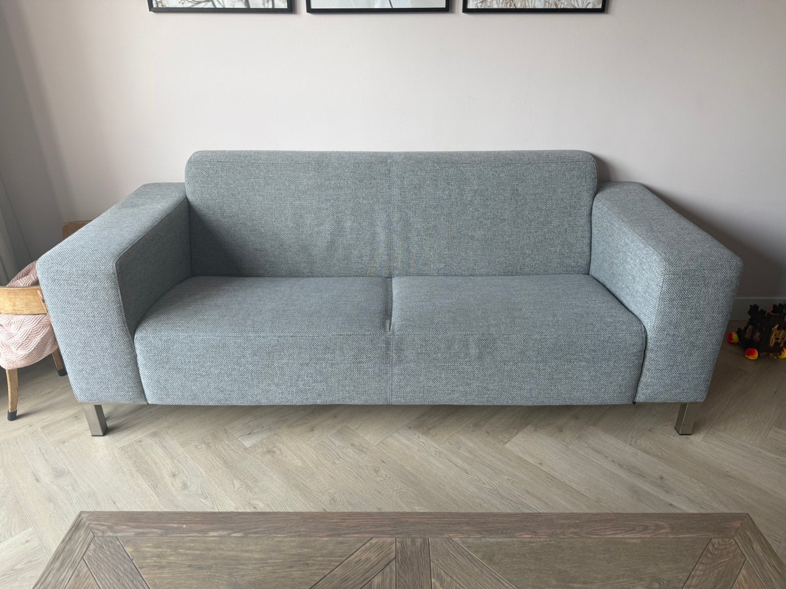 2,5 zits bank + bijpassend fauteuil, Huis en Inrichting, Ophalen, Zo goed als nieuw, 75 tot 100 cm, 200 tot 250 cm