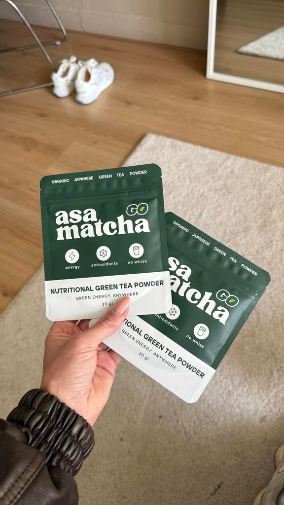 Asa matcha go - 2 stuks, Ophalen of Verzenden