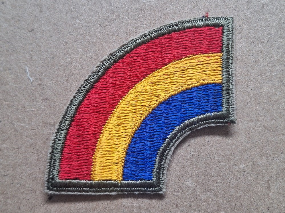 WWII US 42nd Infantry Division patch, Verzenden, Amerika, Embleem of Badge
