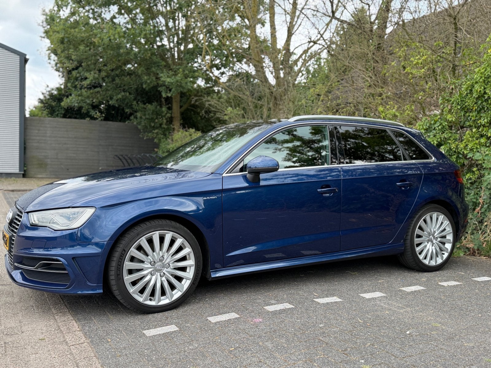Audi A3 e-tron S-Line 285 PK Keyless/Schuif-/kanteldak-Leder, Auto's, 4 cilinders, Blauw, 1395 cc, 149 pk