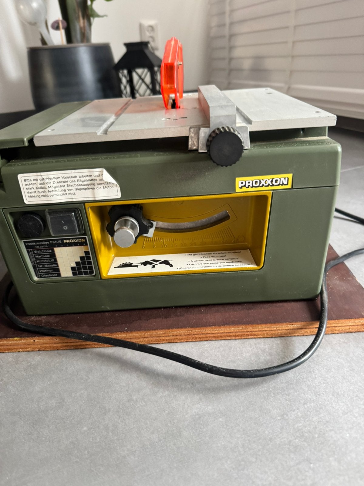 Proxxo fks / fet zaagtafel zaag machine, Ophalen, Cirkelzaag, Zo goed als nieuw, 30 tot 70 mm