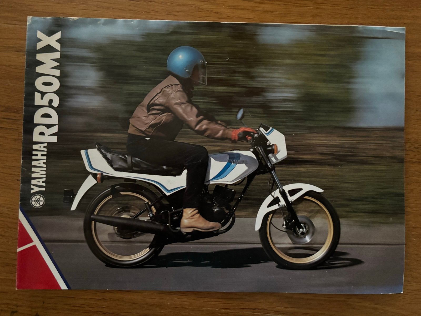 YAMAHA RD 50 MX BROMMER BROMFIETS FOLDER BROCHURE, Ophalen of Verzenden, Zo goed als nieuw