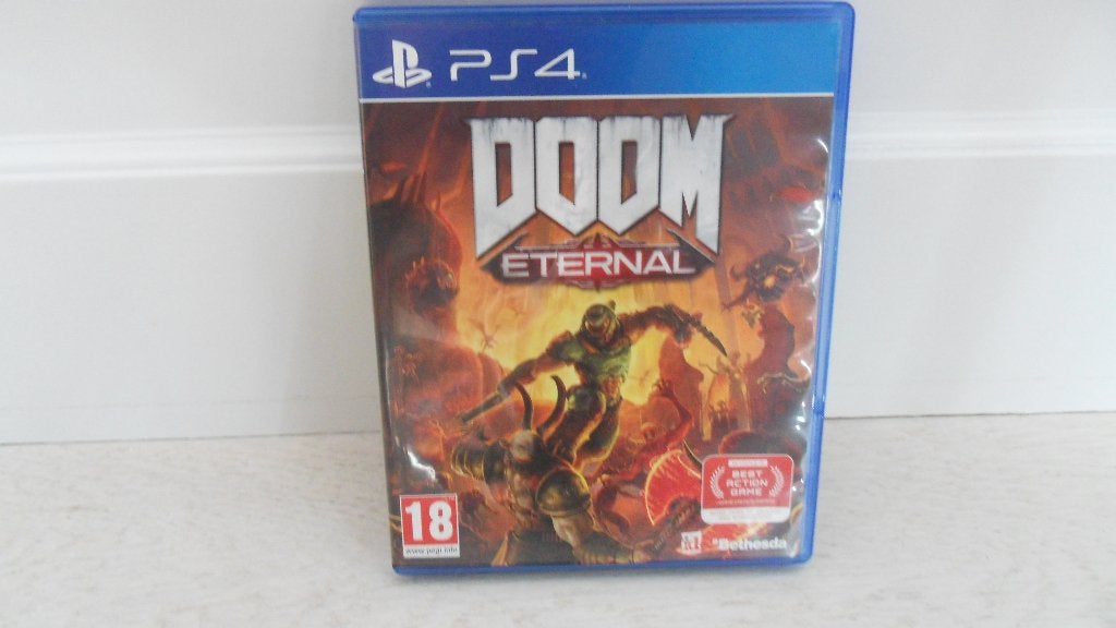 Playstation / PS4 game / PS 4 game : Doom eternal, Spelcomputers en Games, Gebruikt, Vanaf 18 jaar, Shooter, 1 speler