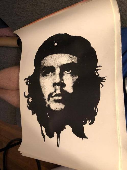 Che Guevara Poster jaren 80 (rek), Verzamelen, Posters, Ophalen of Verzenden, Zo goed als nieuw, A1 t/m A3