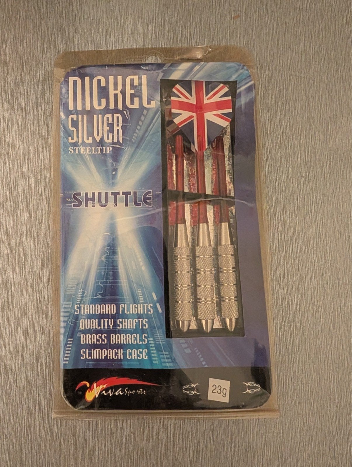 Nieuwe Viva Sports Shuttle Darts - 23g, Steel Tip, Ophalen of Verzenden, Nieuw, Pijlen