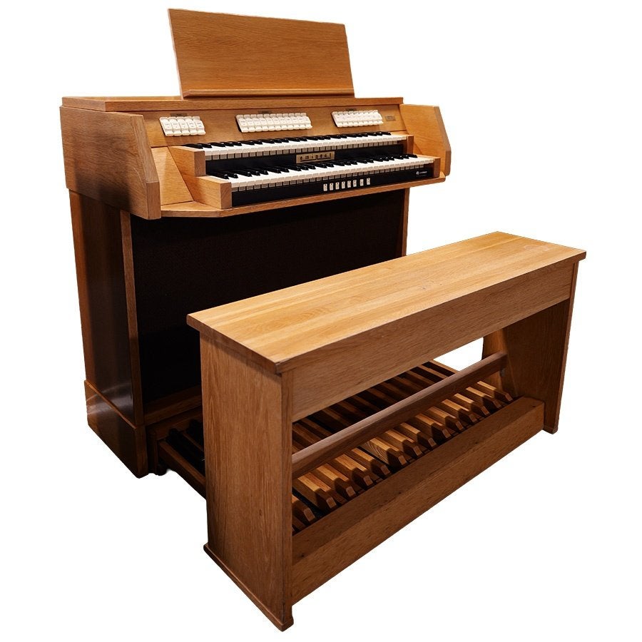 Eminent DCS200 Occasion Orgel Blank Eiken, 2 klavieren, Gebruikt, Eminent Orgelbouw BV, Ophalen of Verzenden