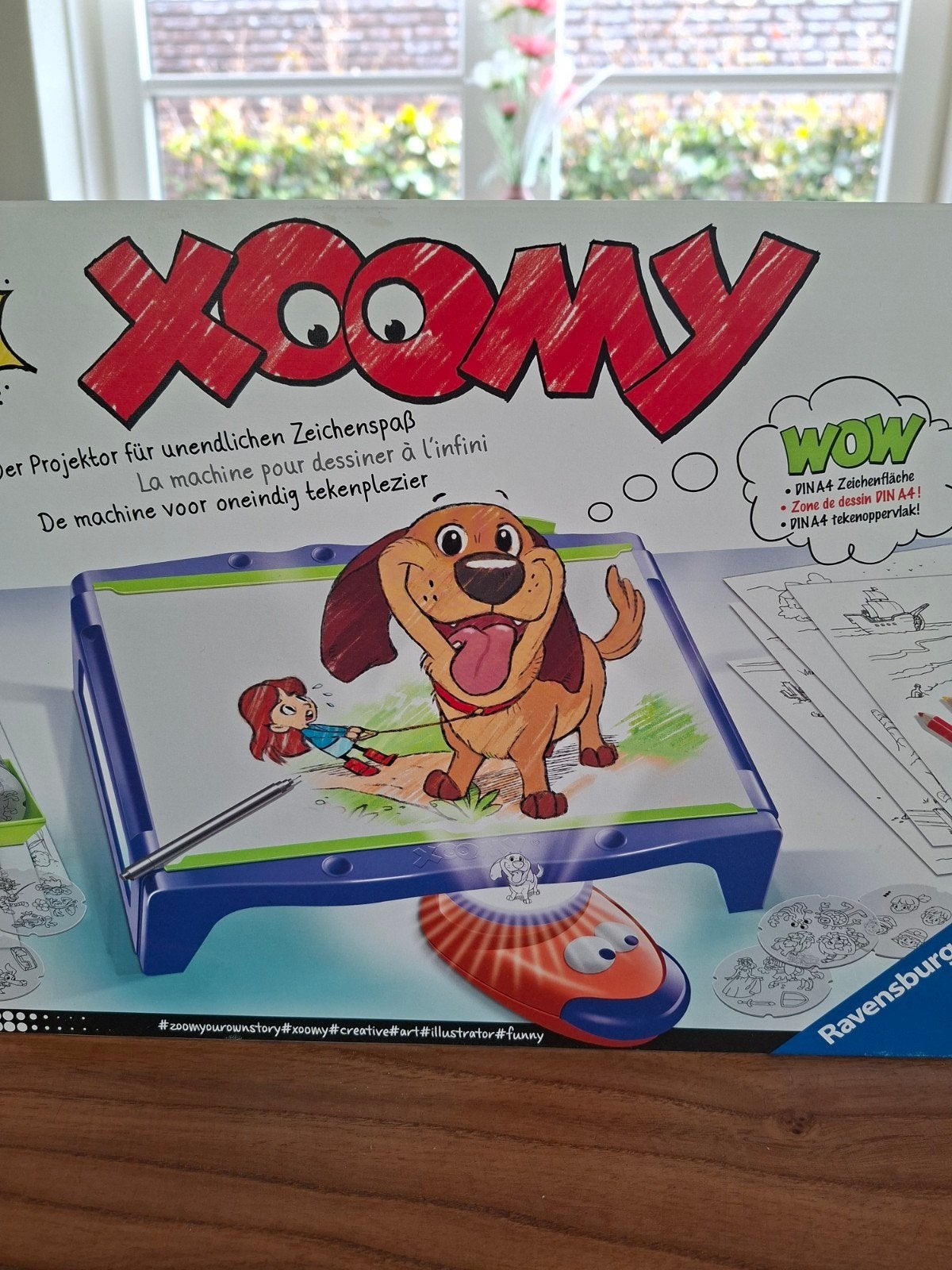 Xoomy Maxi XXL Ravensburger tekentafel projector, Kinderen en Baby's, Ophalen of Verzenden, Gebruikt, Knutselen, Met licht