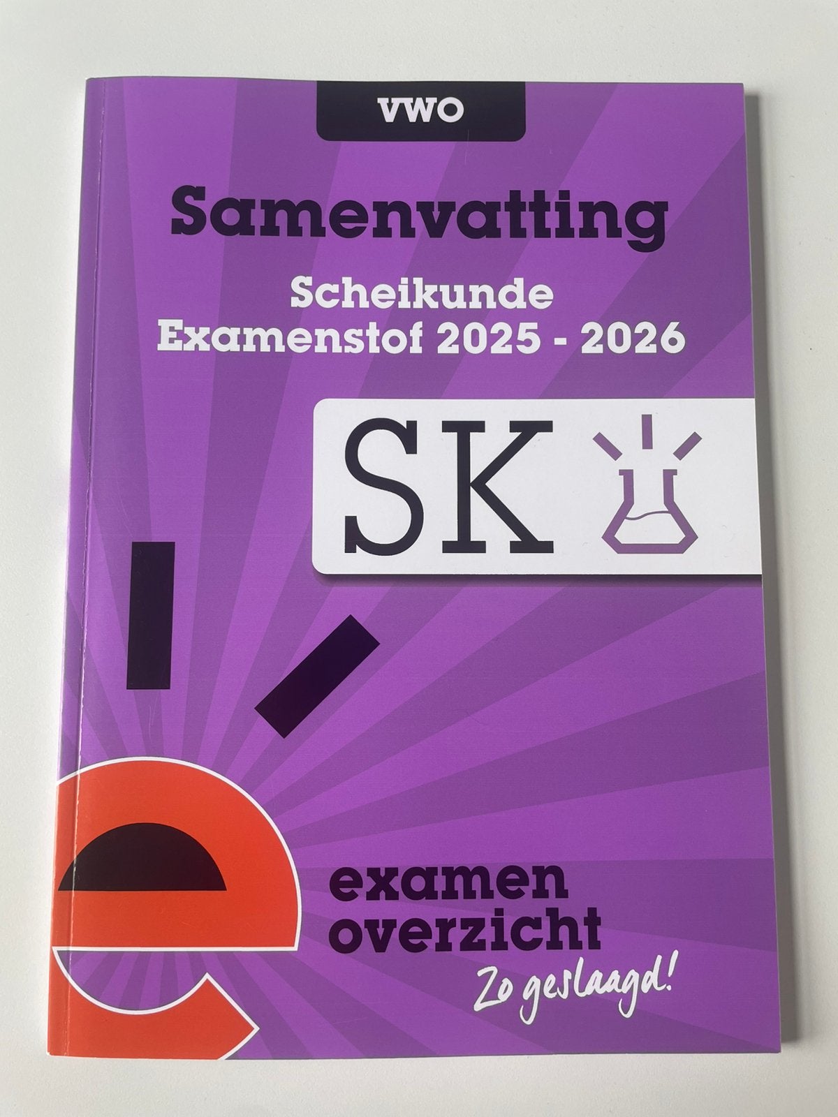 ExamenOverzicht Scheikunde vwo samenvatting, Ophalen of Verzenden, Zo goed als nieuw, VWO, Scheikunde