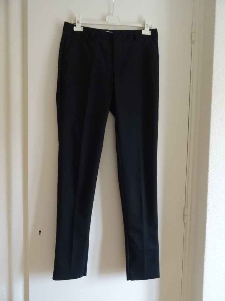 Closed zwart " mannenbroekje " mt 28 ( taille 41 cm ), Verzenden, Zo goed als nieuw, Maat 36 (S), Lang