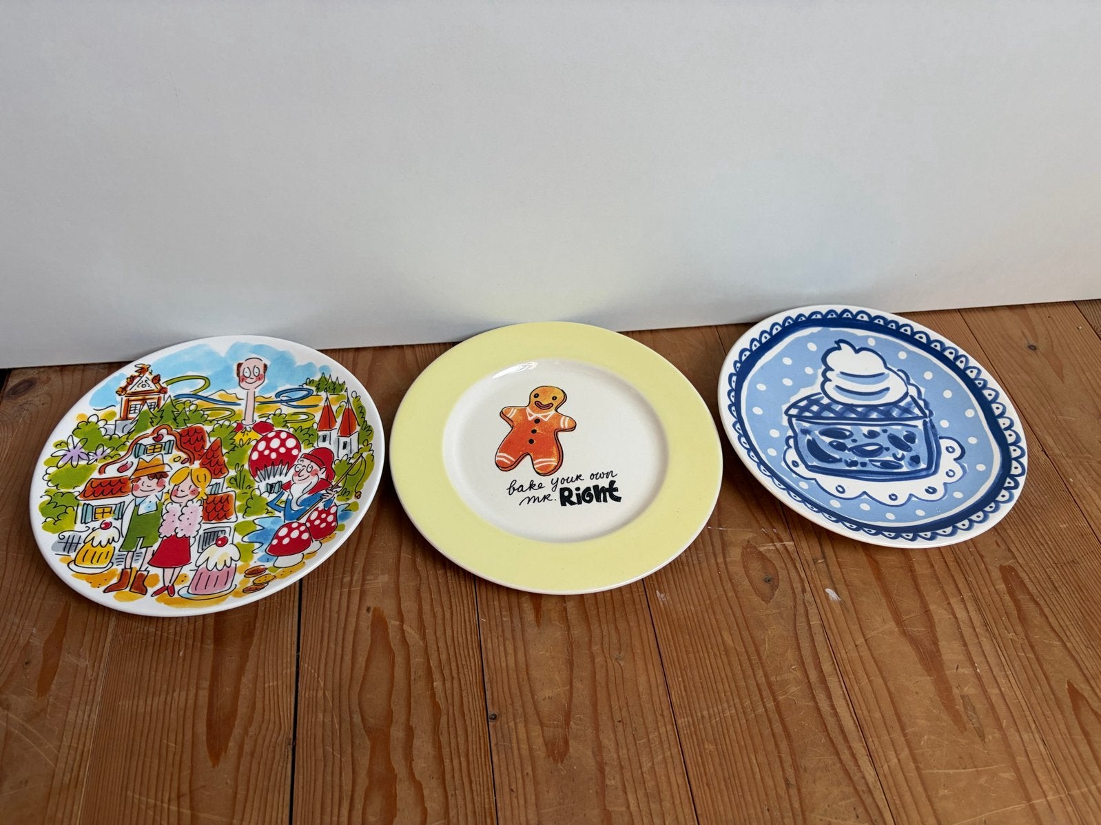 3 Blond Amsterdam borden - Ø 18 cm, Huis en Inrichting, Ophalen of Verzenden, Zo goed als nieuw, Bord(en), Modern