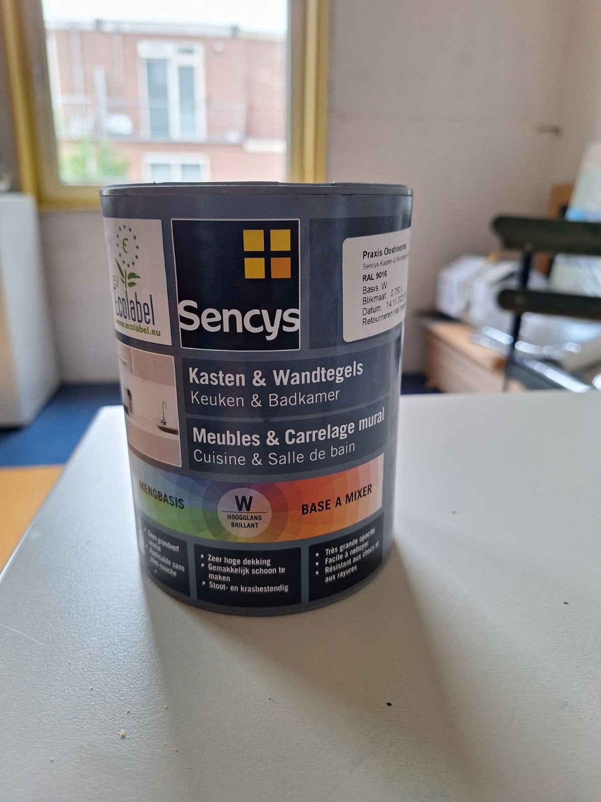 Sencys kasten & wandtegels verf nieuw, Wit, Nieuw, Ophalen of Verzenden, Verf