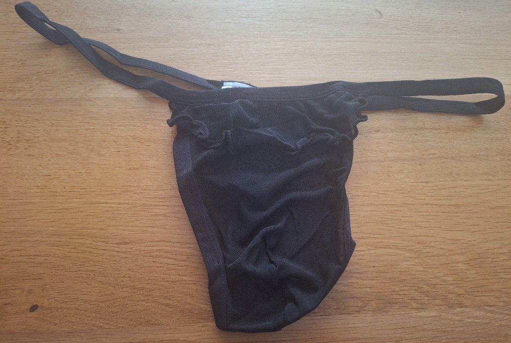 herenstring maat xl, Kleding | Heren, Ondergoed, Verzenden, Zwart, Overige typen