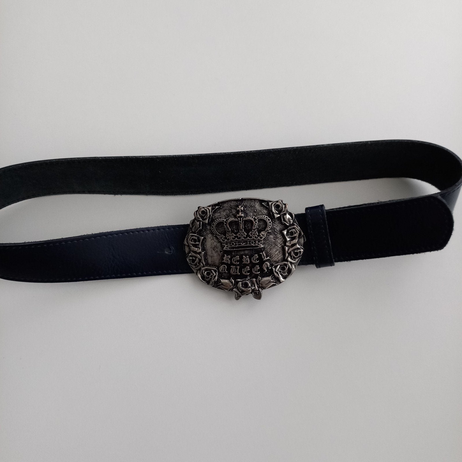 nieuwe leren riem met grote metalen gesp 80/90 nu, Kleding | Dames, Echt leder, Nieuw, Tailleriem, Ophalen of Verzenden