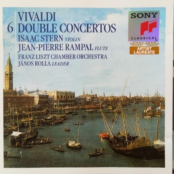 VIVALDI 6 double concertos CD STERN ROLLA SONY, Ophalen of Verzenden, Barok, Gebruikt, Orkest of Ballet