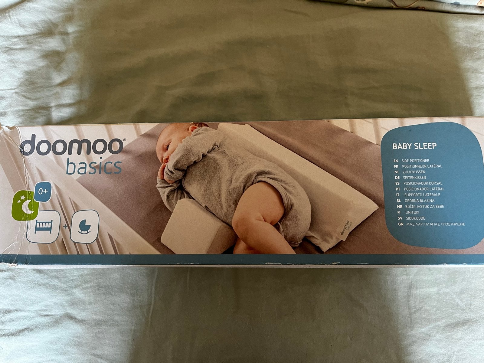 Doomoo Basics Baby Sleep Zijligkussen 0+, Kinderen en Baby's, Ophalen of Verzenden, Gebruikt