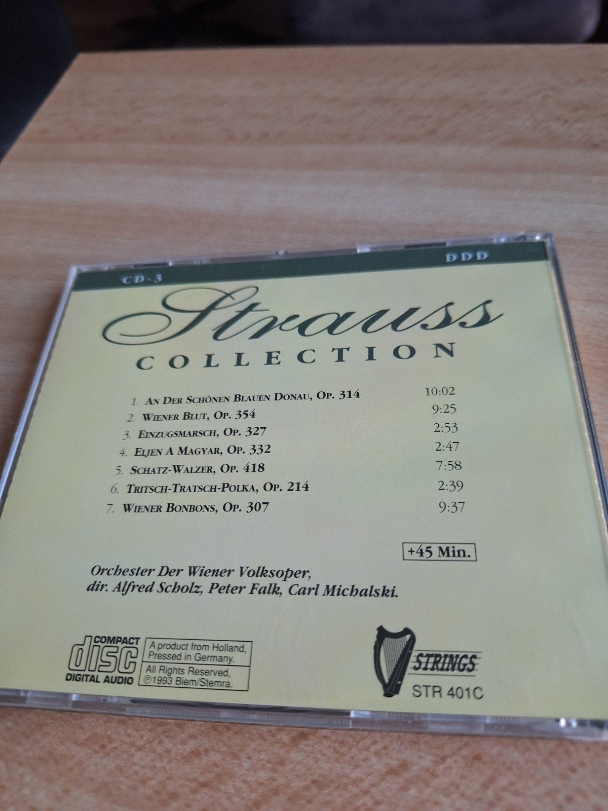 Cd Strauss collection deel 3, Ophalen of Verzenden, Classicisme, Zo goed als nieuw, Overige typen