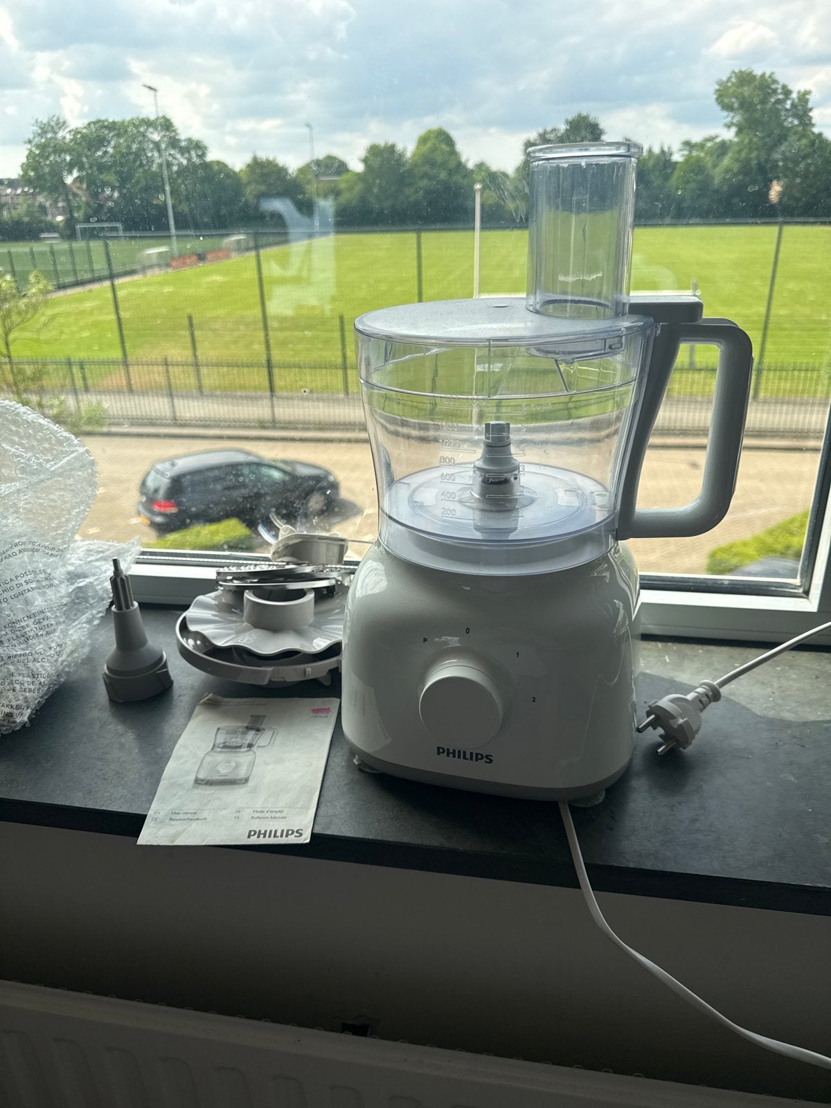 Philips HR7627 mixer - Zo goed als nieuw, 1 tot 2 liter, Ophalen, Zo goed als nieuw, 2 snelheden