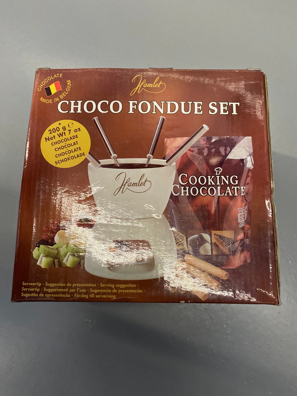 Hamlet Choco Fondue Set - Nieuw in doos, Ophalen, Overige typen, Nieuw, Steen/keramiek