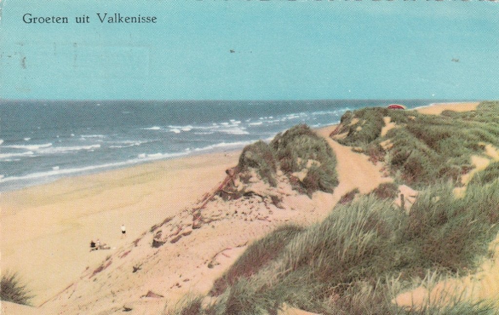 VALKENISSE Duin Strand Zee Groeten kl.f., Verzenden, 1960 tot 1980, Gelopen, Zeeland