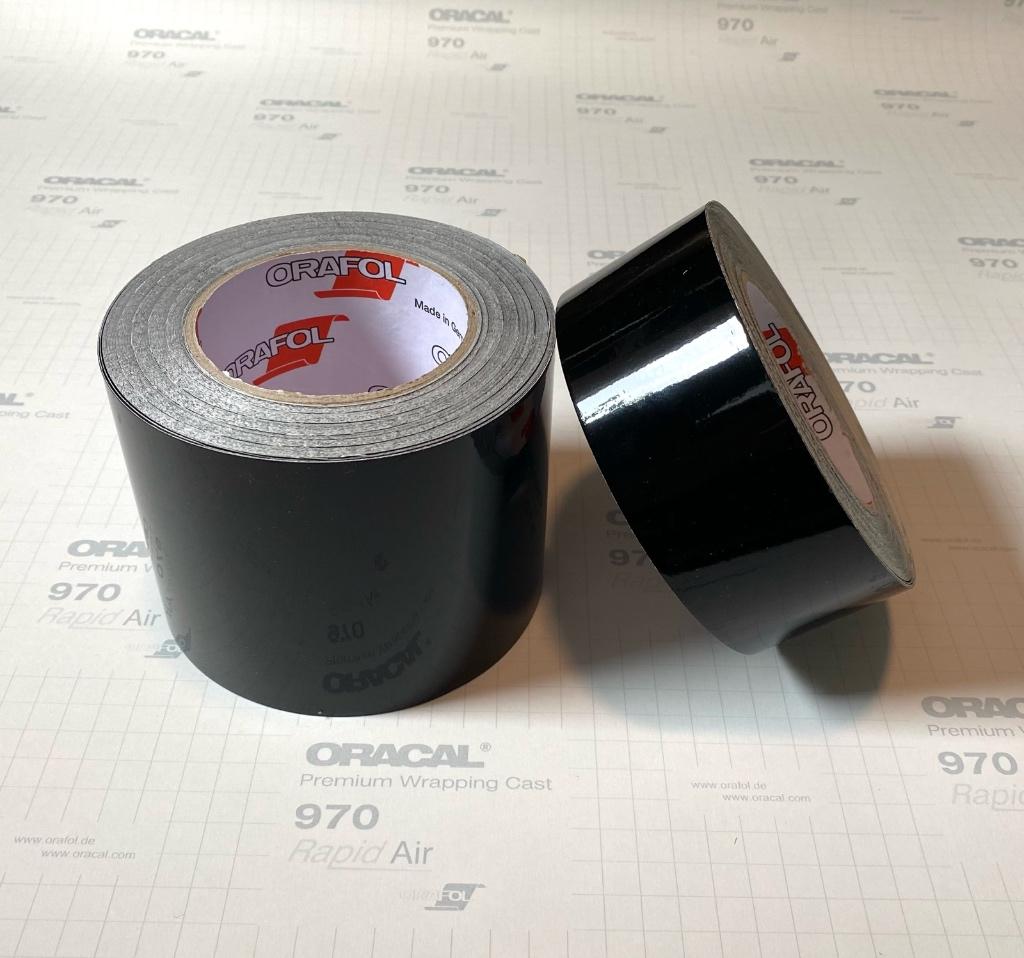 Oracal De Chrome Wrap Folie Glans Zwart | 10cm x 5meter, Verzenden