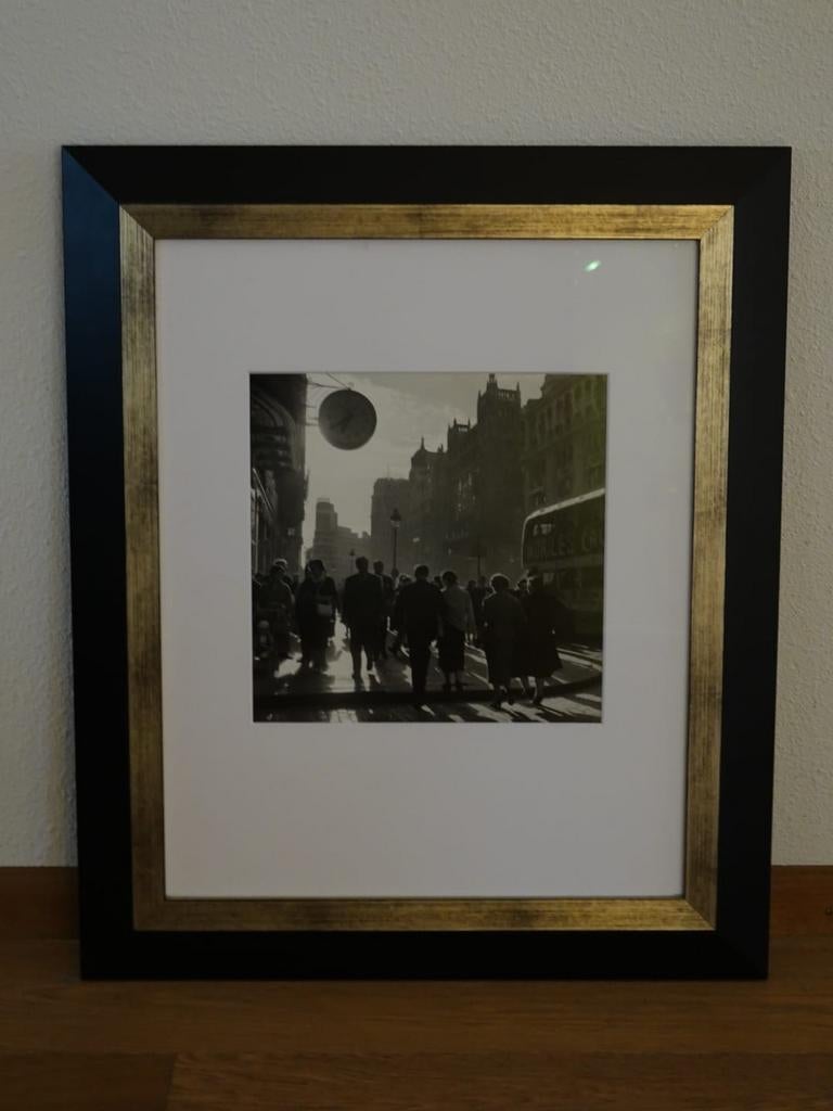 Cas Oorthuys foto Madrid, inclusief lijst met museumglas, Ophalen