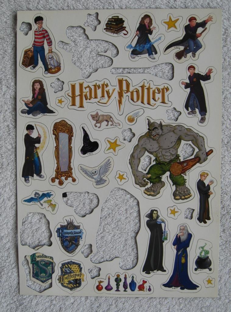 restantje koelkast magneetjes (evt 2 posters) Harry Potter, Ophalen of Verzenden, Gebruikt, Overige typen