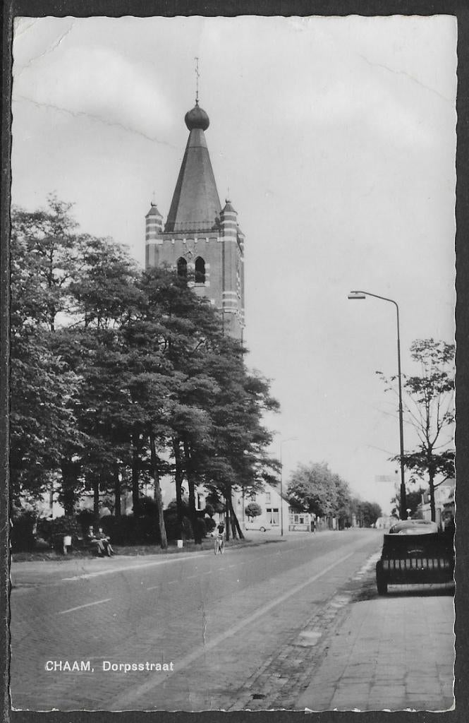 398 Chaam, Dorpstraat, Ophalen of Verzenden, Voor 1920, Gelopen, Noord-Brabant