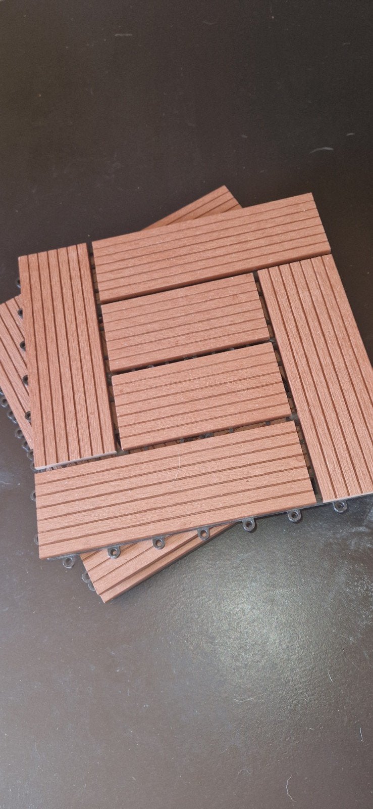 4 terras tegels hout, Ophalen, Nieuw, Hout