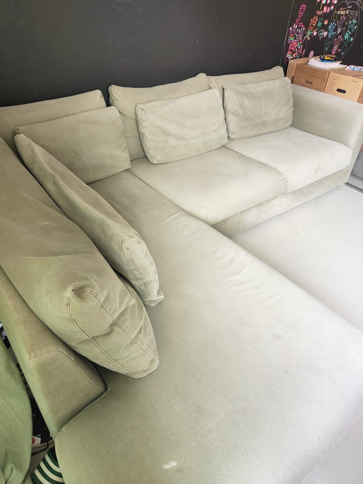 Hoekbank Chelsea van Leen Bakker, Ophalen, 250 tot 300 cm, Gebruikt, 100 tot 125 cm