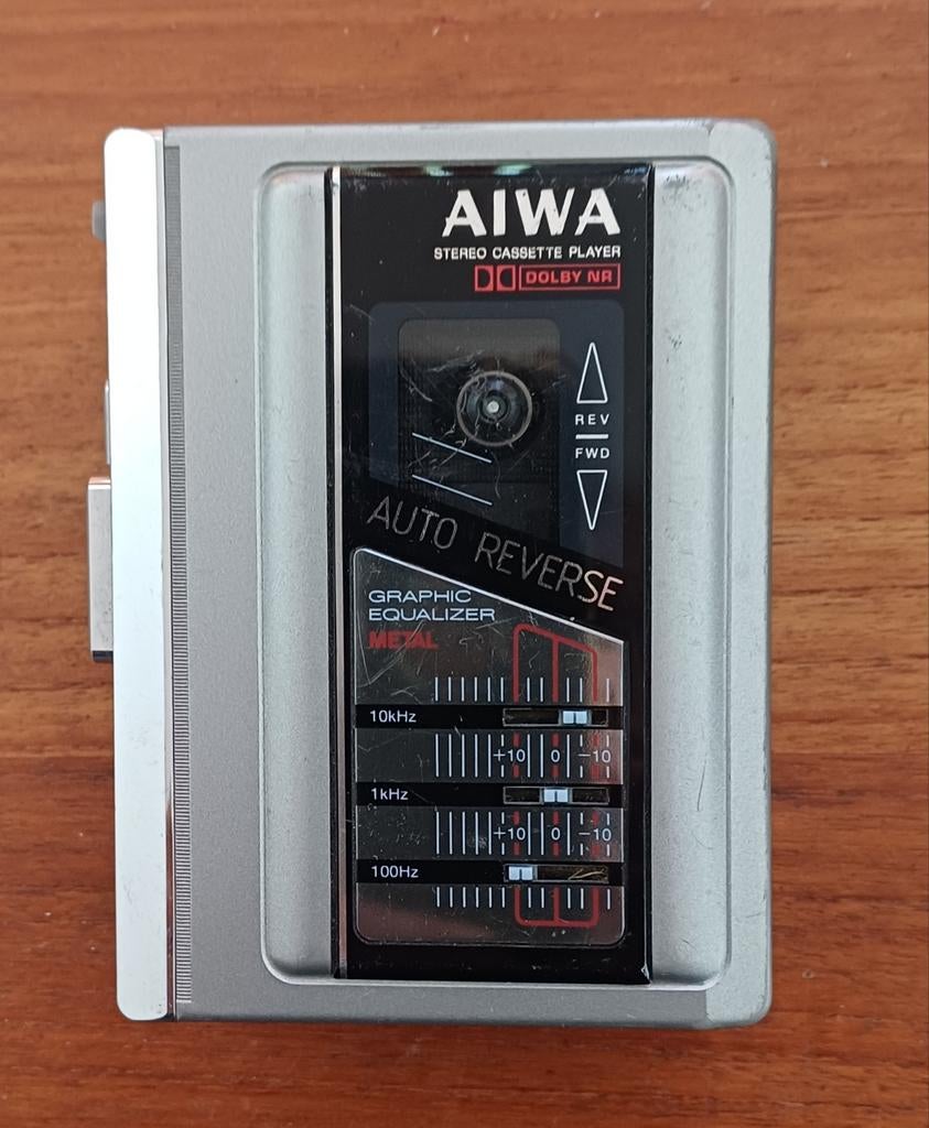 Vintage AIWA Stereo Cassette Speler HS-G36 - Werkt!, Ophalen